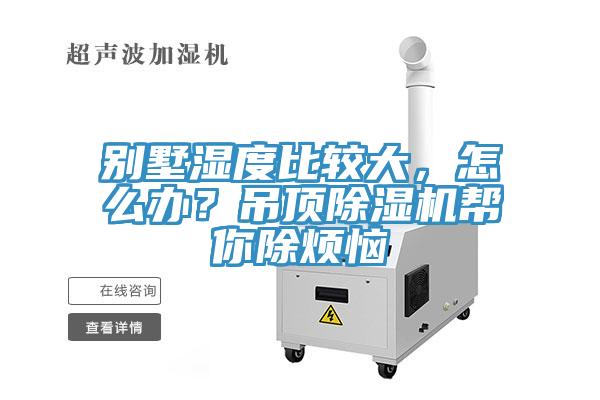 別墅濕度比較大，怎么辦？吊頂除濕機幫你除煩惱