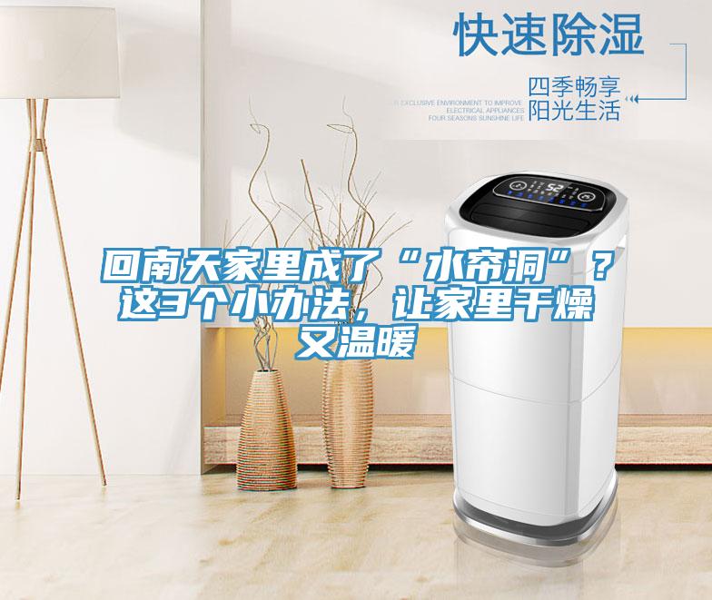 回南天家里成了“水簾洞”？這3個小辦法，讓家里干燥又溫暖