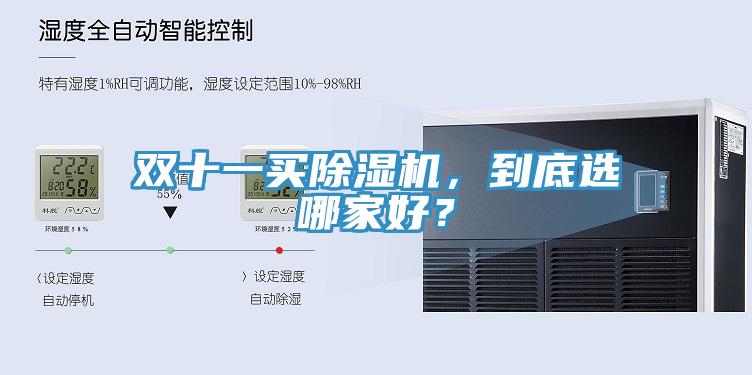 雙十一買除濕機，到底選哪家好？