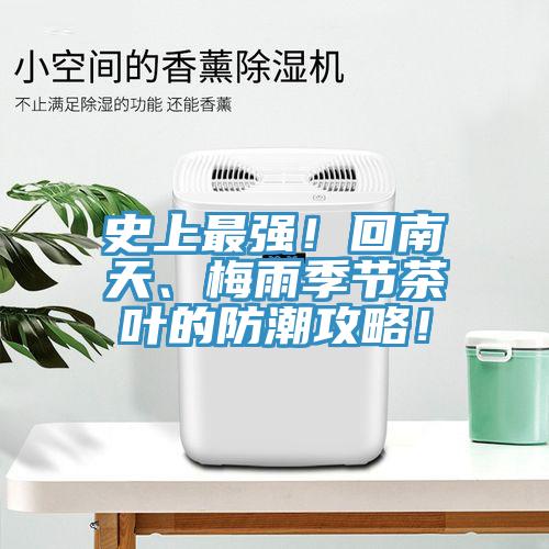 史上最強(qiáng)！回南天、梅雨季節(jié)茶葉的防潮攻略！
