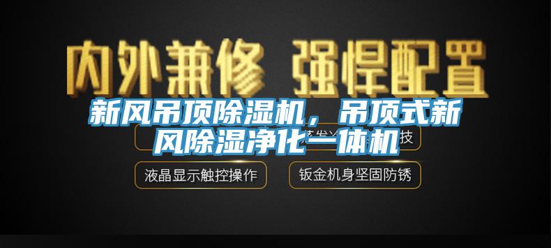新風吊頂除濕機，吊頂式新風除濕凈化一體機