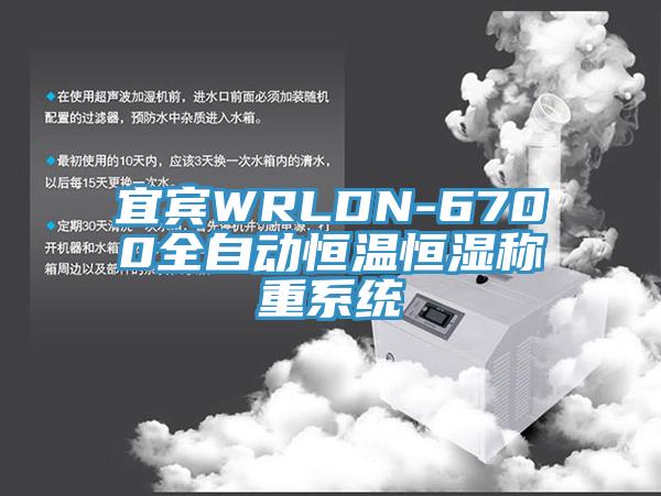 宜賓WRLDN-6700全自動(dòng)恒溫恒濕稱(chēng)重系統(tǒng)