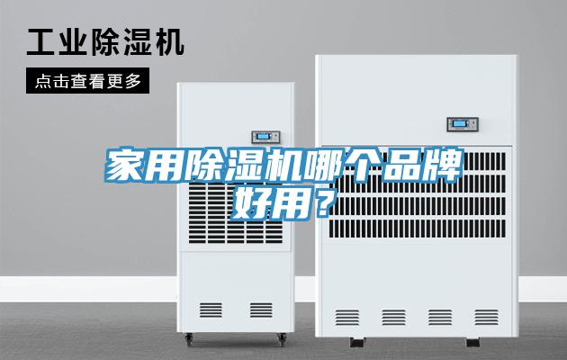 家用除濕機哪個品牌好用？
