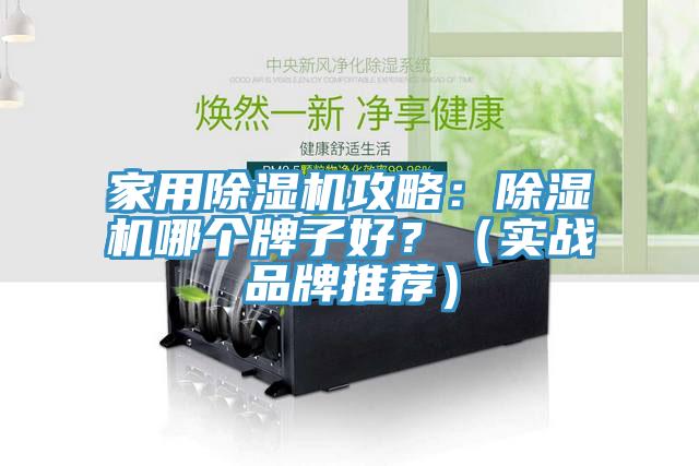 家用除濕機攻略：除濕機哪個牌子好？（實戰品牌推薦）