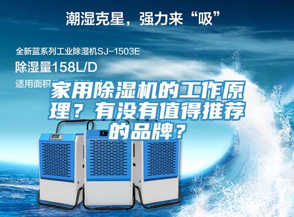 家用除濕機的工作原理？有沒有值得推薦的品牌？