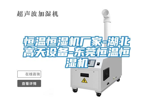 恒溫恒濕機廠家-湖北高天設(shè)備-東莞恒溫恒濕機
