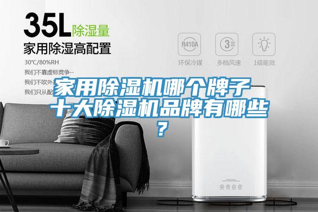 家用除濕機哪個牌子 十大除濕機品牌有哪些？