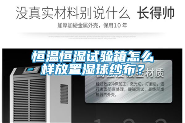 恒溫恒濕試驗箱怎么樣放置濕球紗布？