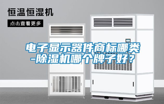 電子顯示器件商標哪類-除濕機哪個牌子好？