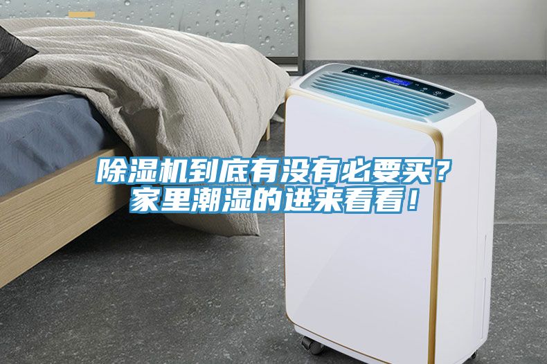 除濕機到底有沒有必要買？家里潮濕的進來看看！